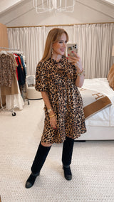 Jennie Brown Animal Print Dress