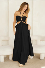 Gwenivere Black Maxi Dress