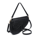 Scout Woven Vegan Handbag Black