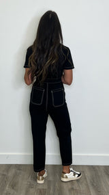 Louise Black Jumpsuit