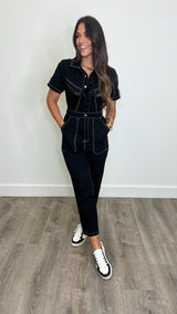 Louise Black Jumpsuit