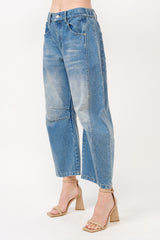 Iliana Denim Barrel Jeans