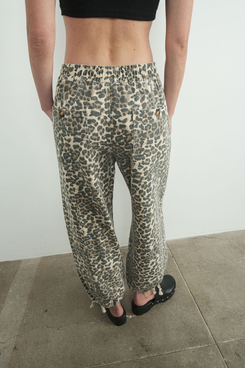 Petro Leopard Print Pants