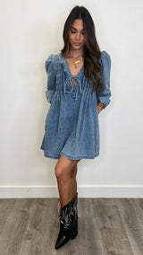 Kailey Medium Wash Denim Dress