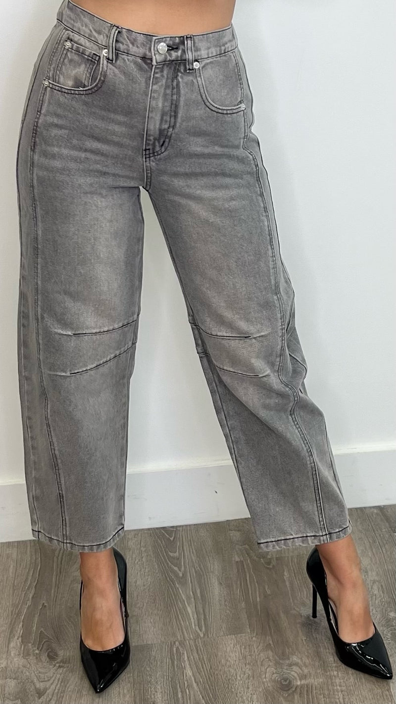 Callie Grey Denim Jeans