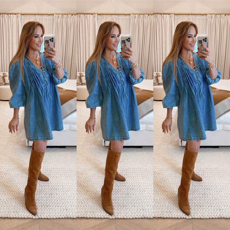 Kailey Medium Wash Denim Dress