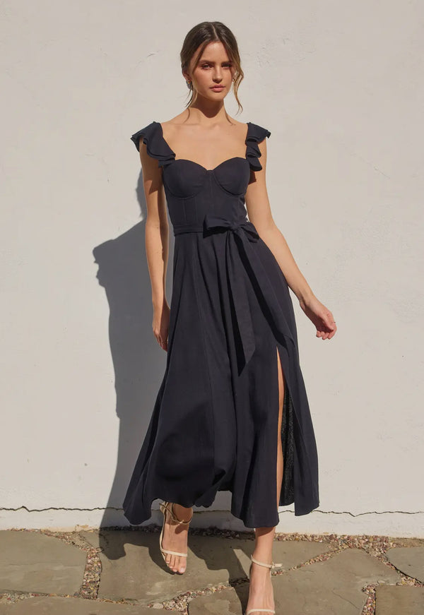 Elsie Navy Dress