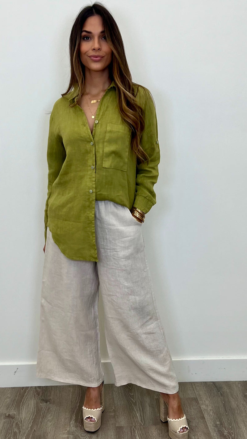 Alessandra Linen Pants