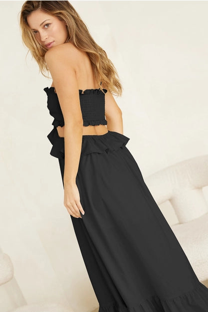 Gwenivere Black Maxi Dress