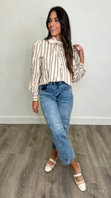 Poppie Wheat Blouse