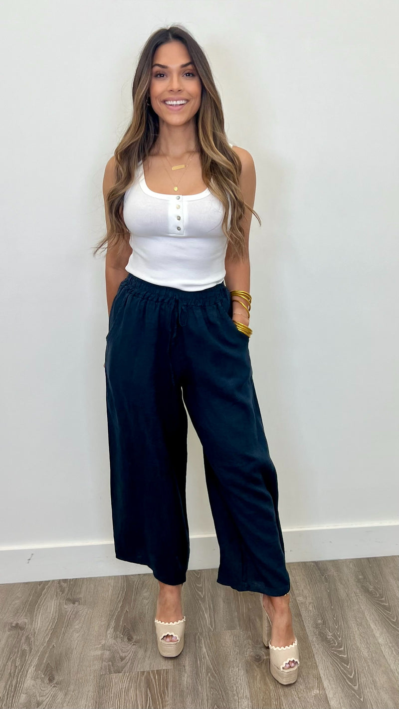 Alessandra Linen Pants