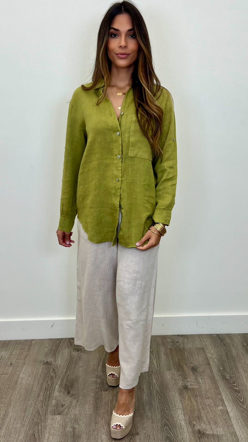 Alessandra Linen Pants