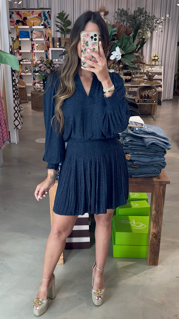 Nina Navy Mini Dress