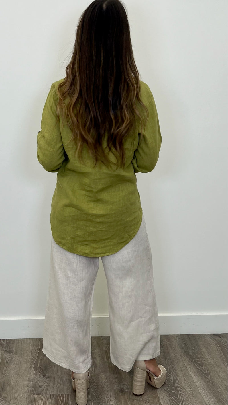 Alessandra Linen Pants