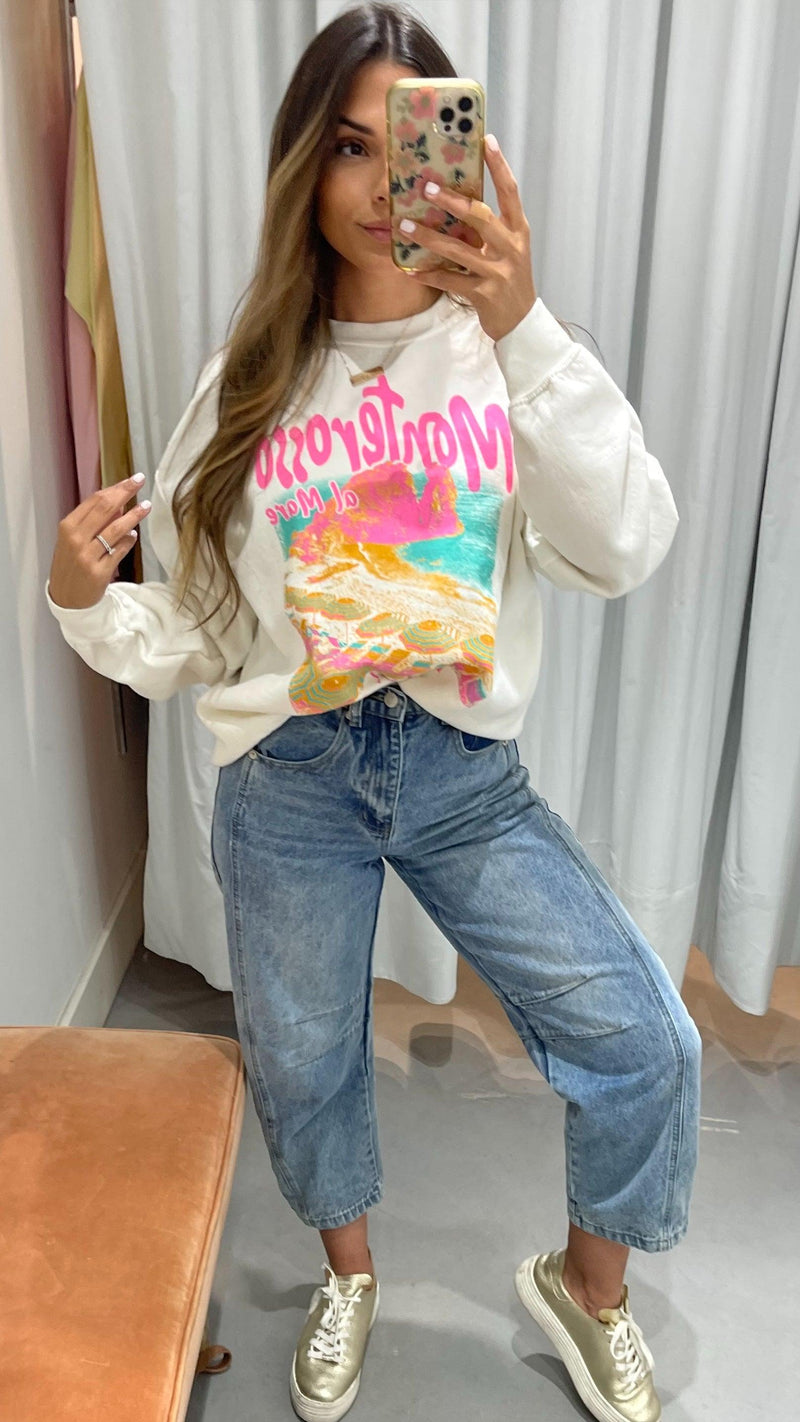 Monterosso Italy Sweatshirt - PRINZZESA BOUTIQUE