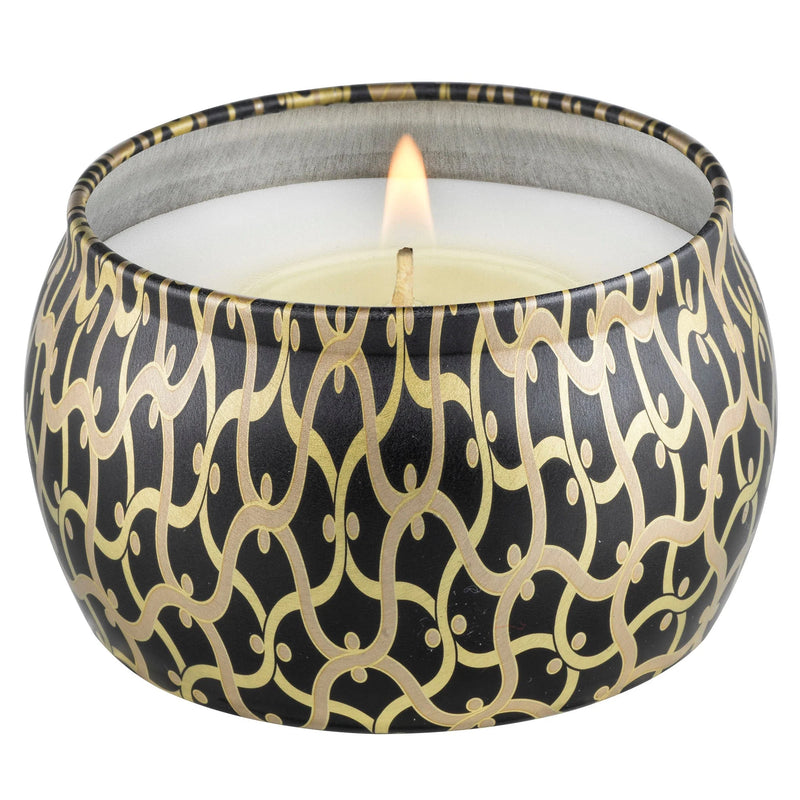 Suede Noir Small Tin Candle