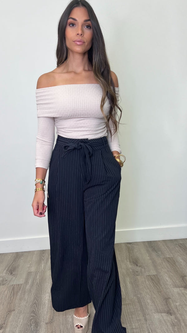 Orla Seashell Knit Off Shoulder Top