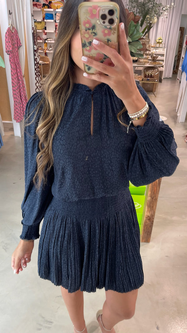Nina Navy Mini Dress