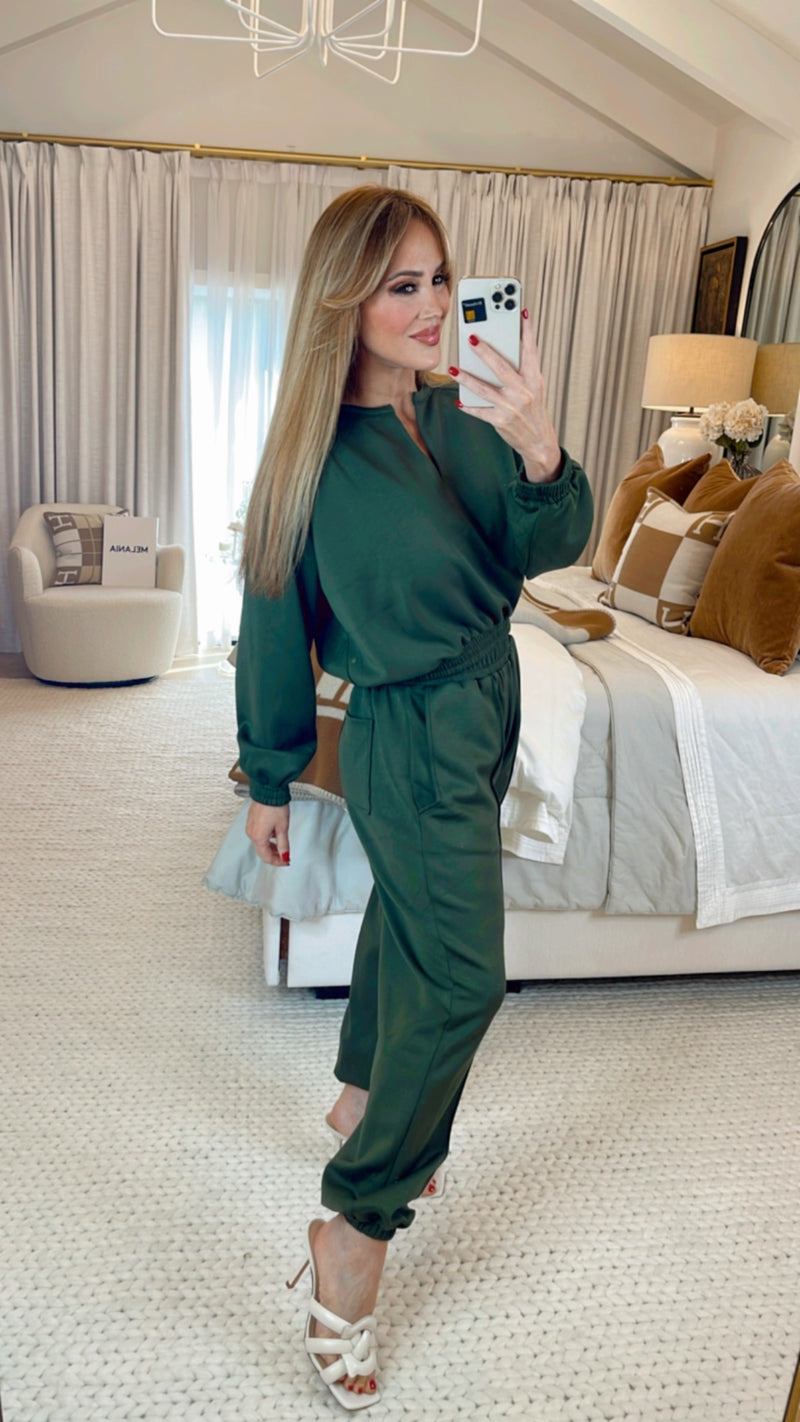 Tara Olive Top