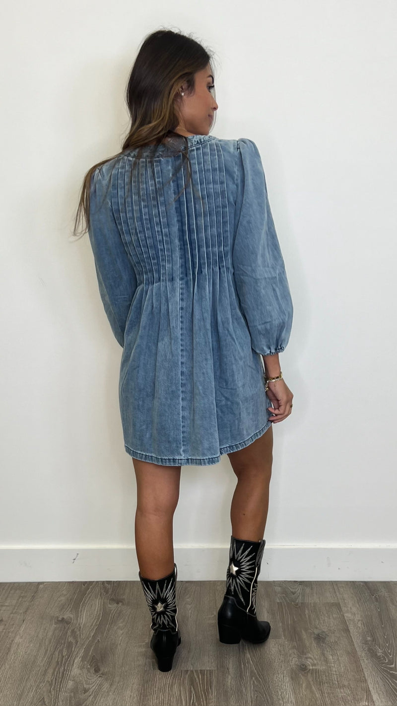 Kailey Medium Wash Denim Dress