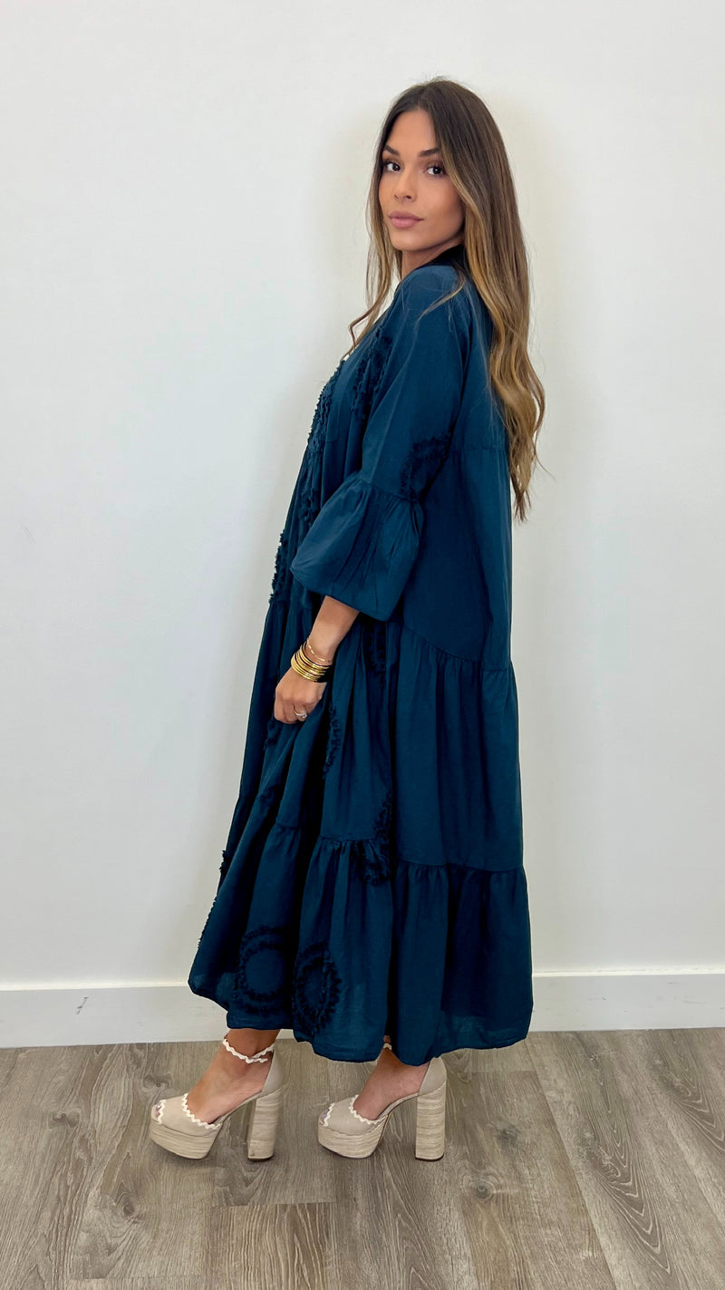 Serena Cotton Maxi Dress