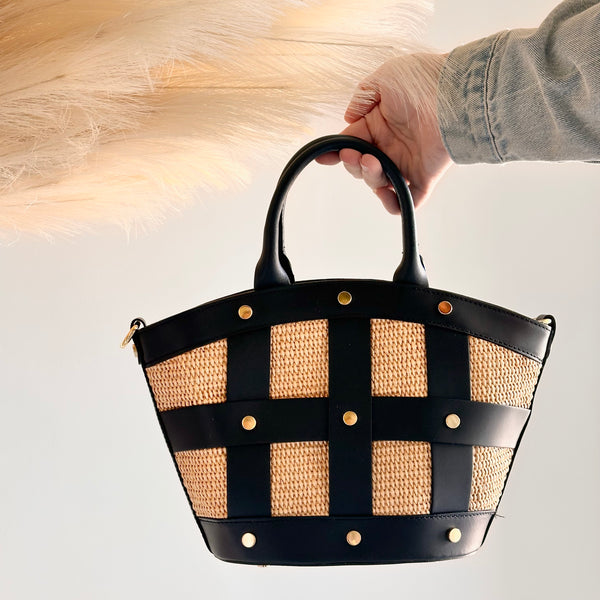 Cosima Raffia Italian Handbag