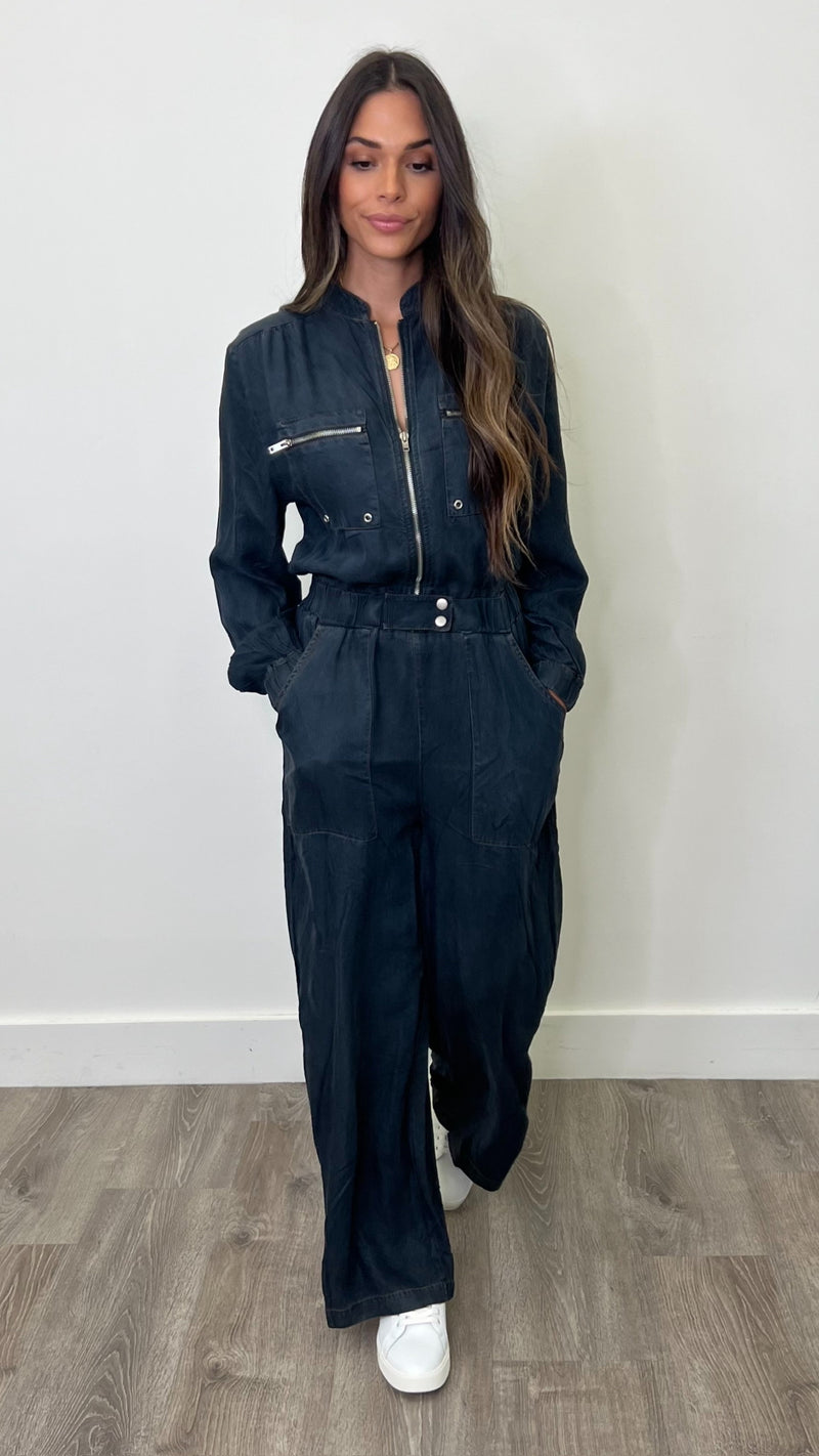 Garage Girl Jumpsuit Dark Navy