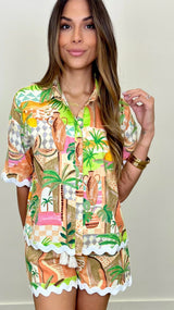 Oddi Cancun Tropical Short Set