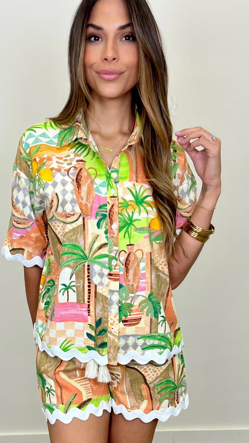 Oddi Cancun Tropical Short Set