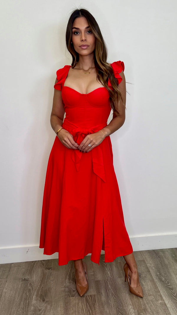 Briley Red Rouge Dress