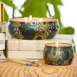 French Cade Lavander 3 Wick Tin Candle - PRINZZESA BOUTIQUE