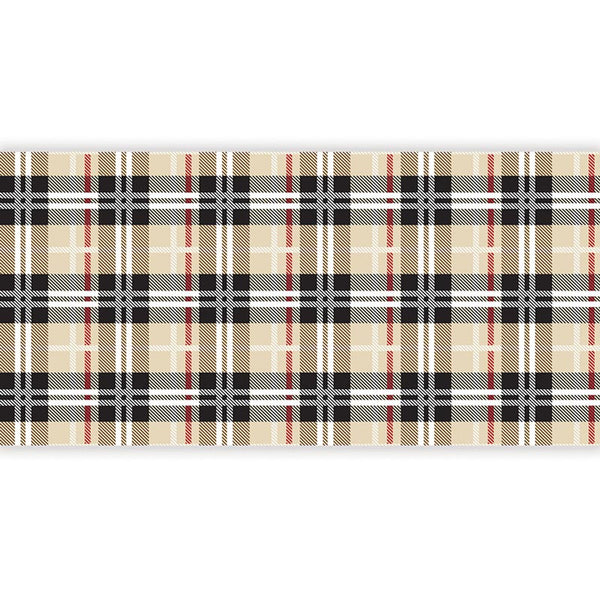 Plaid Table Paper Runner Roll