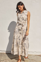 Alix Oceanside Printed Dress