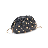 Carey Studded Clutch Black