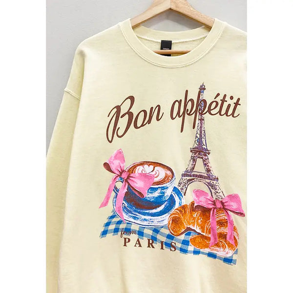 Bon Appetit Paris Sweatshirt