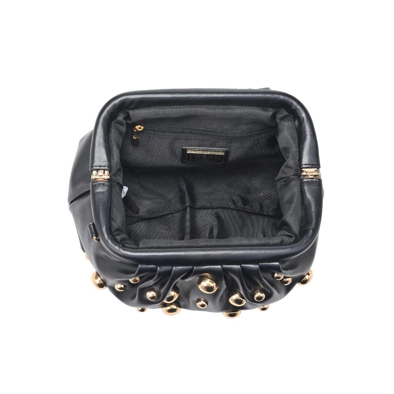 Carey Studded Clutch Black