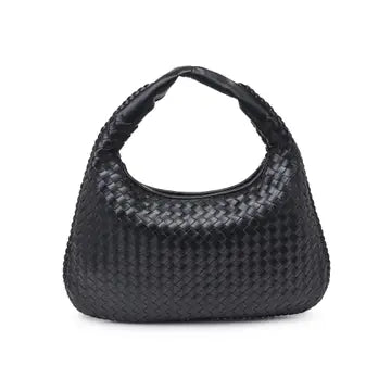 Braided Boho Bag Black